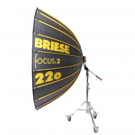 Briese kit parapluie Focus 220 Flash avec torche