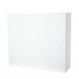 Cube plexi blanc 86x76x26cm