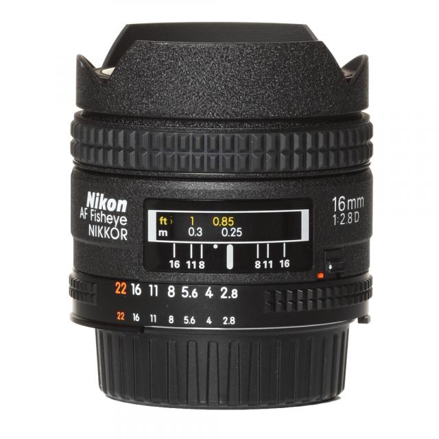 Nikon Lens AF 16mm 2,8D Fisheye