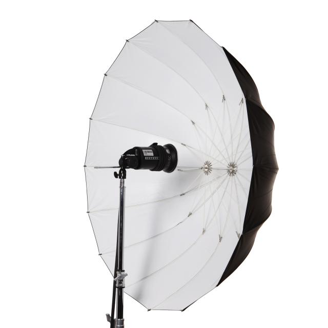 Parapluie large blanc 130cm / Umbrella white L