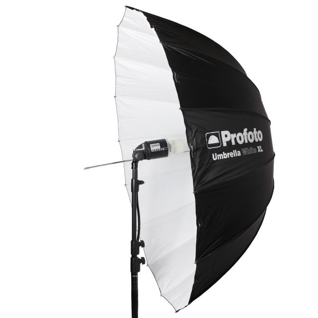 Umbrella 165cm Deep white XL