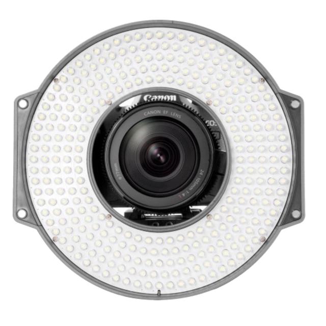 F+V R300S SE Bi-Color Ring Light with lens adapter