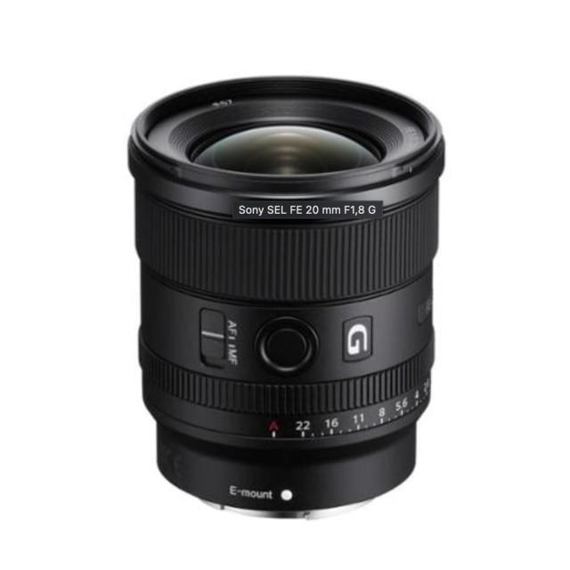 Sony Lens FE 20 mm F1.8 GM